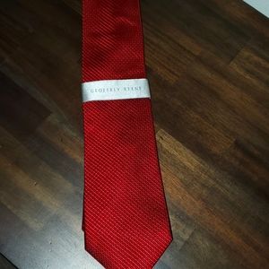 NWT MEN'S GEOFFREY BEENE BURGANDY TIE